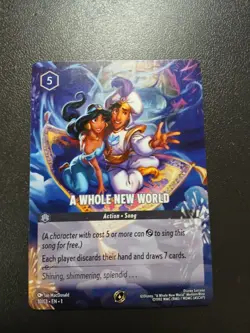 Disney Lorcana A Whole New World Promo Card UNPLAYED infinity 10/C1 - Image 1