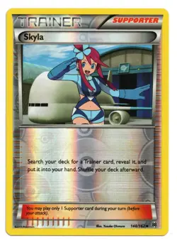 Pokemon Card: Skyla REVERSE HOLO 148/162 XY Breakthrough Set! EX - Image 1
