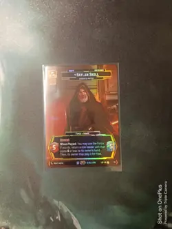 Star Wars Unlimited LotF Prestige Card LOF1111 Baylan Skoll Foil - Image 1