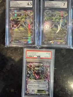 Graded Pokemon Rayquaza Ex Card Lot, 3 Cards - Image 1