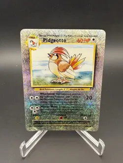 Pidgeotto 34/110 Reverse Holo Legendary Collection Pokemon Card Vintage - Image 1