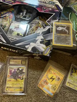 Used Pokemon Lot XC As Seen Some Dents And Tears On Boxes Or Cards - Image 3