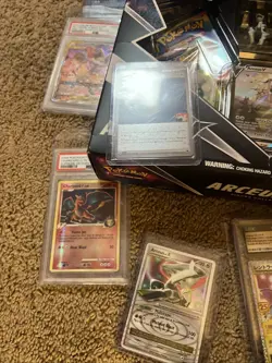 Used Pokemon Lot XC As Seen Some Dents And Tears On Boxes Or Cards - Image 4