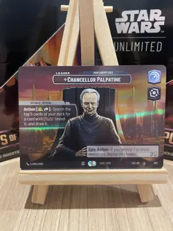 Star Wars Unlimited - Chancellor Palpatine Secrets of Power - Showcase Card 1021 - Image 1