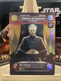 Star Wars Unlimited - Chancellor Palpatine Secrets of Power - Showcase Card 1021 - Image 2