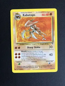 Kabutops 27/110 Non Holo Rare, Pokemon Card, Legendary Collection Set, 1999 NM - Image 1