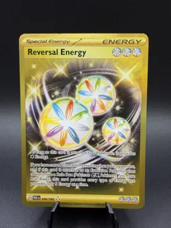 Pokemon TCG Reversal Energy Paradox Rift Holo Hyper Rare Gold Card 266/182 - Image 1