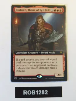Torbran, Thane of Red Fell (Extended Art) Throne of Eldraine Regular - Image 1