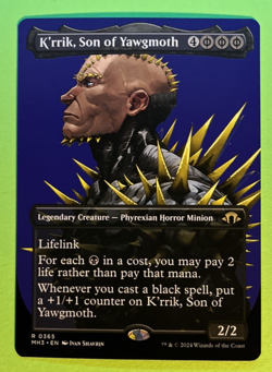 K'rrik, Son of Yawgmoth (Borderless) Modern Horizons 3 Regular - Image 1