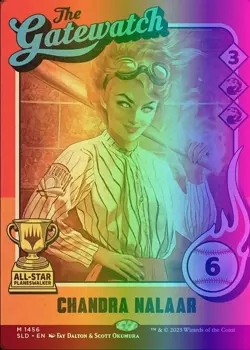 MTG Chandra Nalaar (1456/3004) Secret Lair Drop Series LP FOIL - Image 1