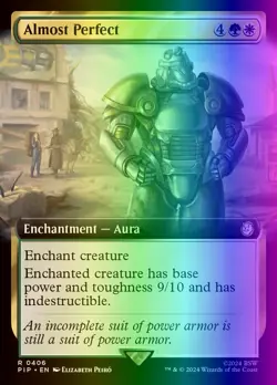 MTG Magic the Gathering Almost Perfect (406/1189) Fallout LP FOIL - Image 1