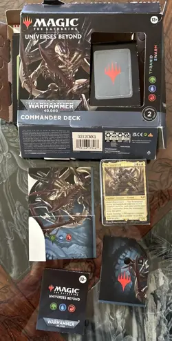 Magic The Gathering Warhammer 40k Tyranid Commander Deck New (Deck Sealed) Read - Image 1