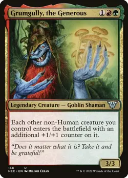 MTG Grumgully, the Generous (138/204) Kamigawa Neon Dynasty Commander NM - Image 1