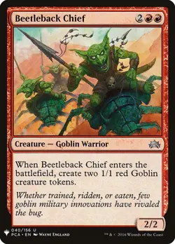 MTG Magic the Gathering Beetleback Chief (PCA-40/1703) Mystery Booster LP - Image 1