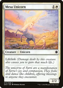 MTG Magic the Gathering Mesa Unicorn (15/68) Game Night NM - Image 1