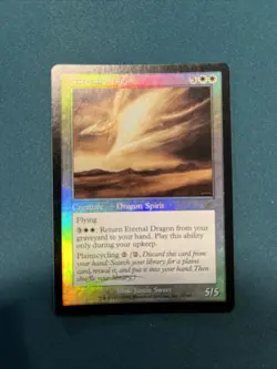 MTG Eternal Dragon Scourge Foil LP Light Play - Image 1
