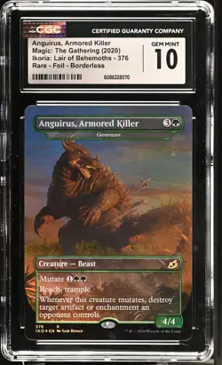 GEMRAZER Ikoria: Lair of Behemoths Foil Rare CGC 10 MTG [Nostalgium] - Image 1