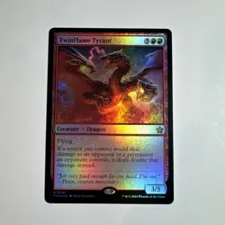 Twinflame Tyrant FDN Foundations MTG 97 FOIL MYTHIC M/NM - Image 1