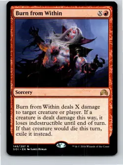 Magic the Gathering Burn from Within Shadows over Innistrad MTG Free Shipping! - Image 1