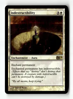 MTG | Indestructibility | Magic 2014 | Foil | Moderately Played | English - Image 1