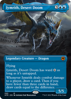 1x Iymrith, Desert Doom ~~ Borderless NM-Mint, English Adventures in the Forgott - Image 1
