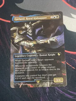 Garland, Royal Kidnapper (Borderless) R Commander: FINAL FANTASY 442 NM - Image 1