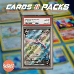 Carte Pokemon Ptera V 180/196 Alternative Origine Perdue PSA 10 GEM MINT 🇫🇷 - Image 1
