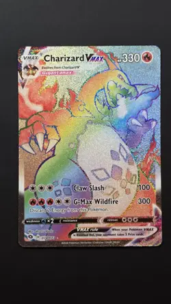 Pokemon TCG Charizard VMAX Champion's Path 074/073 Holo Secret Rare NM/M - Image 1
