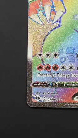 Pokemon TCG Charizard VMAX Champion's Path 074/073 Holo Secret Rare NM/M - Image 5