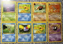 Pokemon Fossil 1st Edition Bundle: Kabutops, Kabuto, Psyduck - Image 1