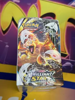 Brilliant Stars Booster Box (Factory Sealed) 2022 Pokemon TCG: Sword & Shield - Image 4