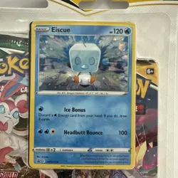 POKEMON SWORD SHIELD EVOLVING SKIES 3-PACK Blister BOOSTER EISCUE PROMO 820650808814 - Image 4