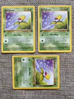 Bellsprout(#49/64) 1999 Pokemon TCG Jungle 1st Edition(x3) - NM - Image 1