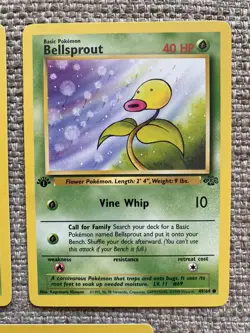 Bellsprout(#49/64) 1999 Pokemon TCG Jungle 1st Edition(x3) - NM - Image 4