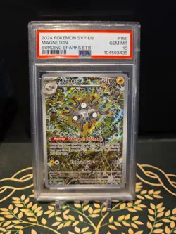 2024 Pokemon Magneton Surging Sparks ETB Blackstar Promo SVP 159 PSA 10 - Image 1
