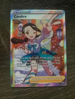 Candice Full Art Trainer Holo Silver Tempest 189/195 NM Pack Fresh Pokemon TCG - Image 2