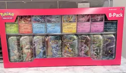 Pokemon TCG: Prismatic Evolutions 8-Pack Mini-Tin Set |Costco| Sealed - 🔥 - Image 1