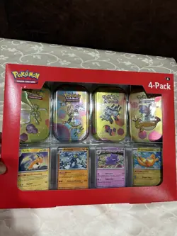 Pokemon TCG Scarlet & Violet 151 Mini Tin 4-Pack Lot 2 Sam’s Club Sealed - Image 2