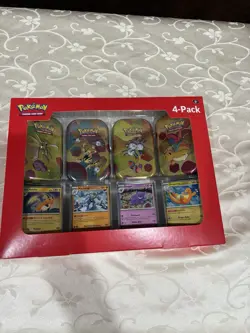 Pokemon TCG Scarlet & Violet 151 Mini Tin 4-Pack Lot 2 Sam’s Club Sealed - Image 3