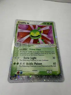Cradily EX 90/95 Team Magma Vs Team Aqua Pokemon TCG Holo HP 2004 90/95 - Image 1