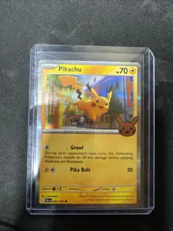 Pokemon Pikachu Trick or Trade 062/193 Paldea Evolved NM - Image 1