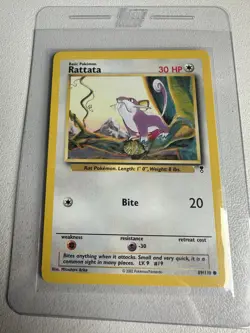 Rattata 89/110 Legendary 2002 WOTC Vintage Pokemon - Image 1