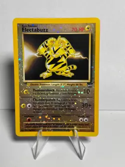 Pokemon TCG Electabuzz 001/009 Best of Promos Reverse Holo 2002 Winner Stamp - Image 1