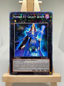Number 83: Galaxy Queen - Starfoil Rare 1st Edition SP13-EN028 - NM - YuGiOh - Image 1