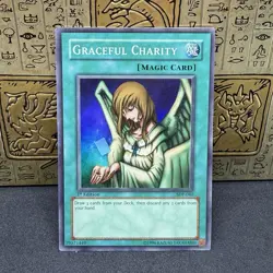 Yugioh Graceful Charity SDP-040 Super Rare 1st Edition NM - Image 1