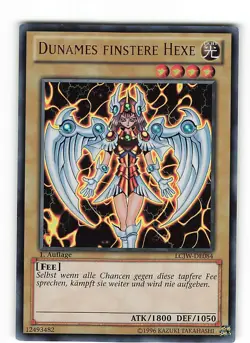 Yugioh DUNAMES FINSTERE HEXE , lcjw-de084 Ultra Rare deutsch Exc 1. Auflage - Image 1