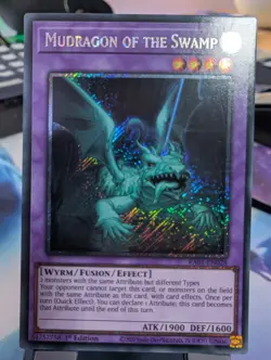 YuGiOh! Mudragon of the Swamp RA01-EN028 Platinum Rare - Image 1