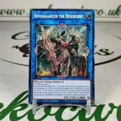 Benghalancer The Resurgent LIOV-EN048 Secret Rare 1st Ed Yu-Gi-Oh! Near Mint NM - Image 1