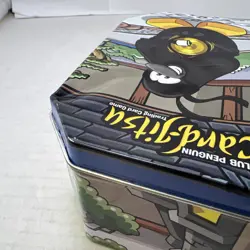 Collectible Disney Topps Club Penguin Card-Jitsu TCG Tin Dented - Tin ONLY #ML - Image 2