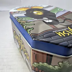 Collectible Disney Topps Club Penguin Card-Jitsu TCG Tin Dented - Tin ONLY #ML - Image 3